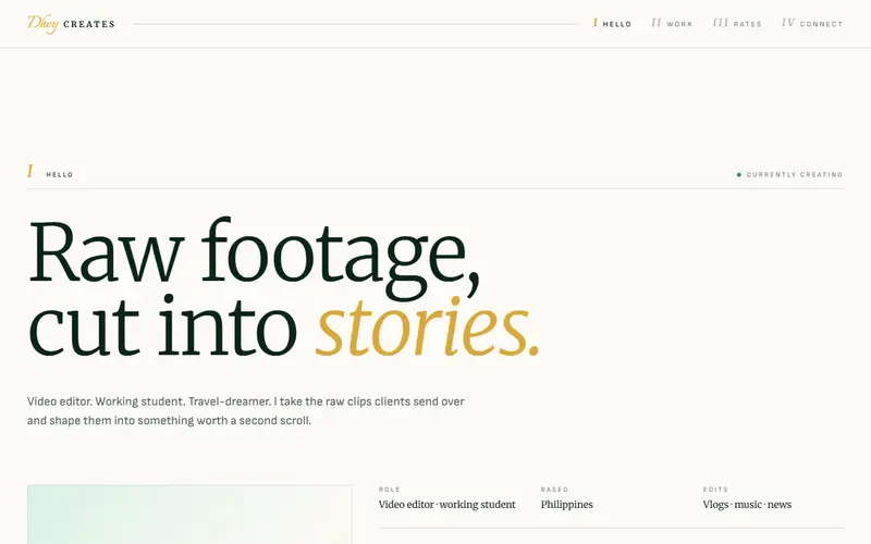 Dhey Creates website preview