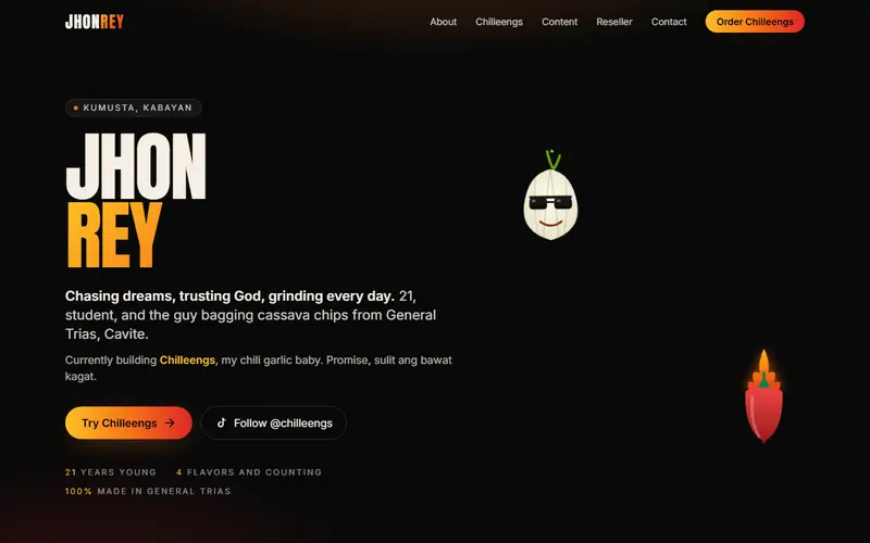 Jhonrey Paglinawan website preview