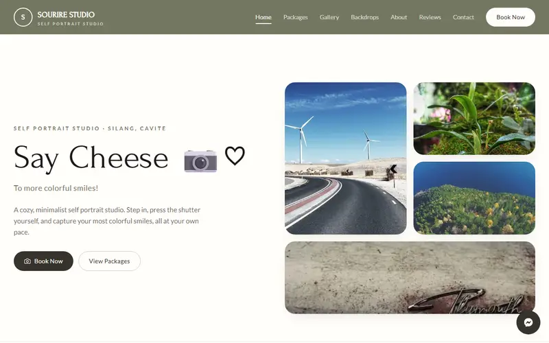 Sourire Studio website preview